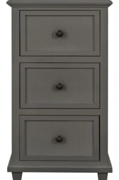 Slim Wooden 3-Drawer Side Table-Kirkland's Home New