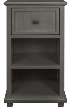Slim Wooden 2-Shelf Side Table-Kirkland's Home Shop