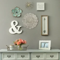 Small Metal Medallion Wall Plaque-Kirkland's Home Discount