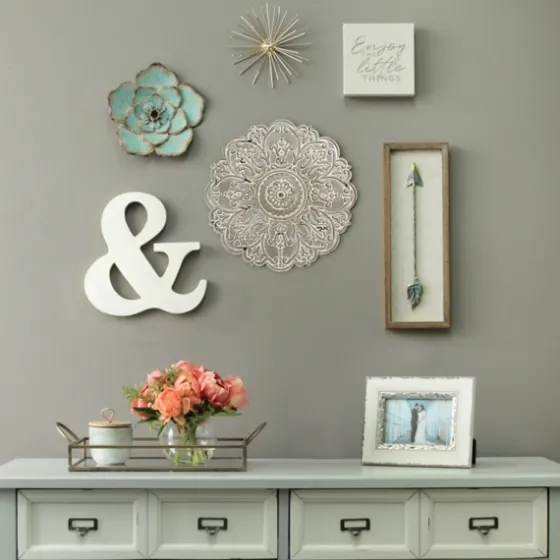Small Metal Medallion Wall Plaque-Kirkland's Home Discount