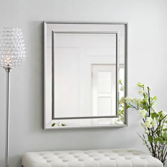 Small Silver Luxe Mirror, 29.5X35.5 In.-Kirkland's Home New