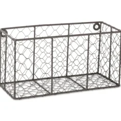 Small Wall Hanging Chicken Wire Baskets, Set Of 2-Kirkland's Home Fashion
