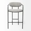 Smoke Arm Rest Upholstered Counter Stool-Kirkland's Home Flash Sale