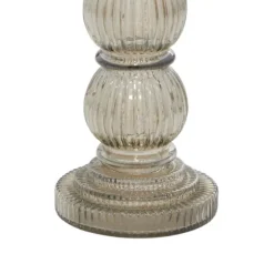 Smoke Glass Pillar Candle Holders, Set Of 3-Kirkland's Home New