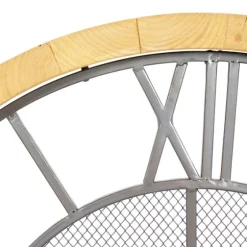 Smoke Gray Vintage Matte Mesh Wall Clock-Kirkland's Home Hot