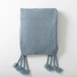 Smoke Spring Knit Throw Blanket-Kirkland's Home Online