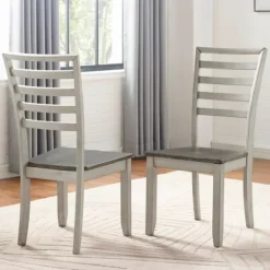 Smoked Honey And Alabaster Dining Chairs, Set Of 2-Kirkland's Home New