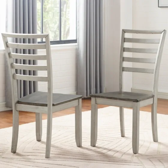 Smoked Honey And Alabaster Dining Chairs, Set Of 2-Kirkland's Home New