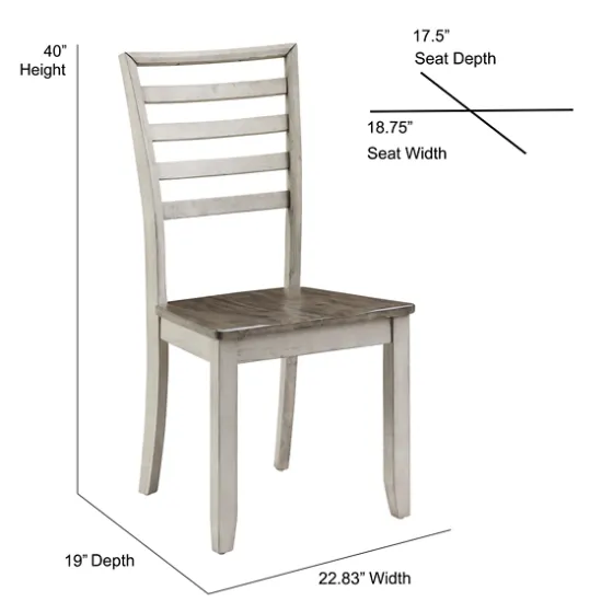 Smoked Honey And Alabaster Dining Chairs, Set Of 2-Kirkland's Home New