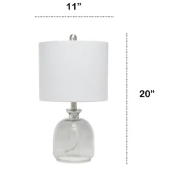 Smokey Hammered Glass Shade Table Lamp-Kirkland's Home Flash Sale