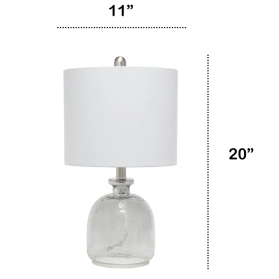 Smokey Hammered Glass Shade Table Lamp-Kirkland's Home Flash Sale