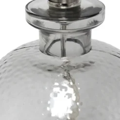 Smokey Hammered Glass Shade Table Lamp-Kirkland's Home Flash Sale