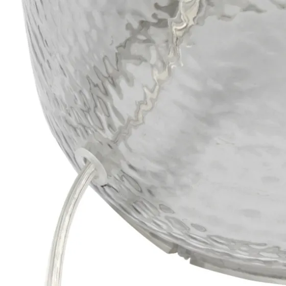 Smokey Hammered Glass Shade Table Lamp-Kirkland's Home Flash Sale