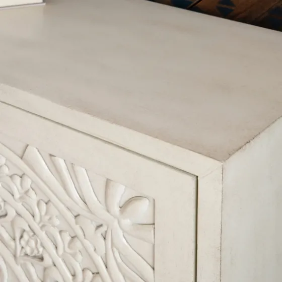 Smokey Resin Medallion Door Cabinet-Kirkland's Home New