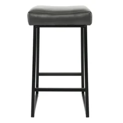 Smokey Vegan Leather Counter Stools, Set Of 2-Kirkland's Home Fashion