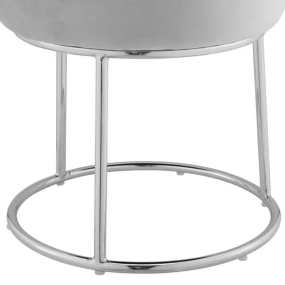 Smokey Velvet Vanity Stool-Kirkland's Home Best