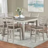 Smoky Alabaster Wooden 9-Pc. Dining Set-Kirkland's Home Discount