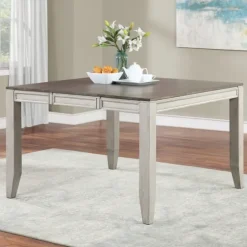 Smoky Alabaster Wooden 9-Pc. Dining Set-Kirkland's Home Discount