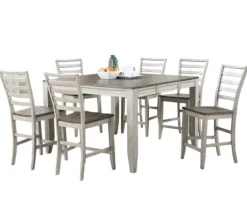 Smoky Alabaster Wooden 7-Pc. Dining Set-Kirkland's Home Cheap