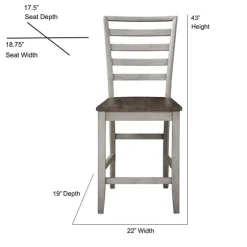 Smoky Alabaster Wooden 7-Pc. Dining Set-Kirkland's Home Cheap