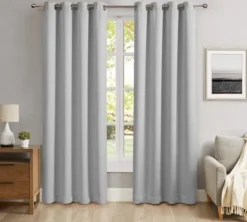 Smoky Blackout Curtain Panel Set, 108 In.-Kirkland's Home Sale