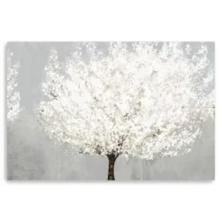 Snow Kissed Blossoms Giclee Canvas Art Print-Kirkland's Home Online