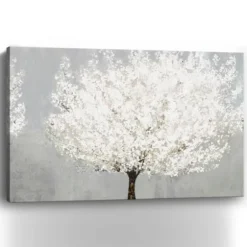 Snow Kissed Blossoms Giclee Canvas Art Print-Kirkland's Home Online