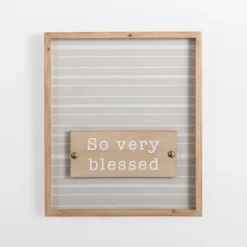 So Very Blessed Wall Plaque-Kirkland's Home Online