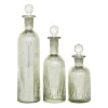 Soda Lime Glass Bottle Vases, Set Of 3-Kirkland's Home Shop
