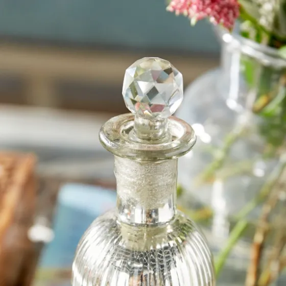 Soda Lime Glass Bottle Vases, Set Of 3-Kirkland's Home Shop