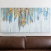 Sodalite Drips Canvas Art Print, 60X30 In.-Kirkland's Home Store
