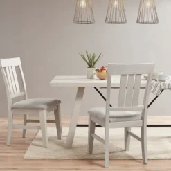Sofia White High Back Dining Chairs, Set Of 2-Kirkland's Home Cheap