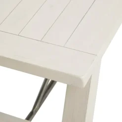 Sofia Wooden Dining Bench With Metal Bars-Kirkland's Home New