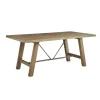 Sofia Wooden Dining Table With Metal Bars-Kirkland's Home Shop