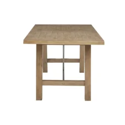 Sofia Wooden Dining Table With Metal Bars-Kirkland's Home Shop