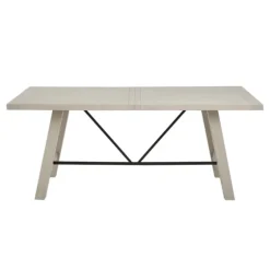 Sofia Wooden Dining Table With Metal Bars-Kirkland's Home Outlet