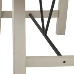 Sofia Wooden Dining Table With Metal Bars-Kirkland's Home Outlet