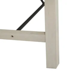Sofia Wooden Dining Table With Metal Bars-Kirkland's Home Outlet