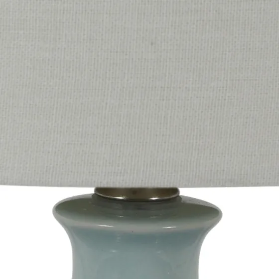 Soft Blue Embossed Ceramic Table Lamps, Set Of 2-Kirkland's Home Cheap