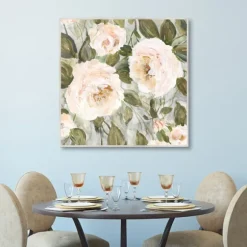 Soft California Roses Framed Canvas Art-Kirkland's Home Hot