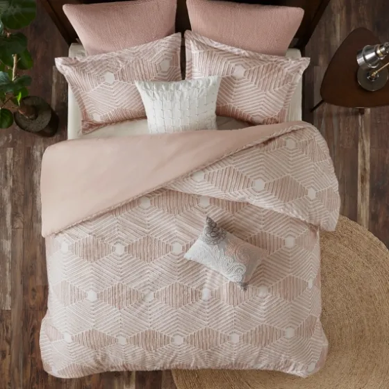 Soft Pink Tufted King 3-Pc. Comforter Set-Kirkland's Home Online