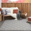 Soft Silver Trellis Outdoor Area Rug, 4X6-Kirkland's Home Hot