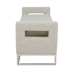 Soft Storage Bench With Open Sides-Kirkland's Home Fashion