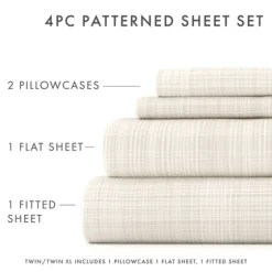 Soft Thatch 3-Pc. Twin Sheet Set-Kirkland's Home Online