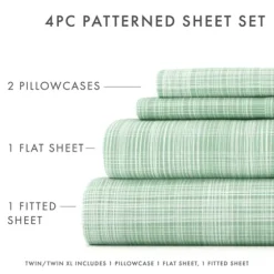 Soft Thatch 3-Pc. Twin Sheet Set-Kirkland's Home Store