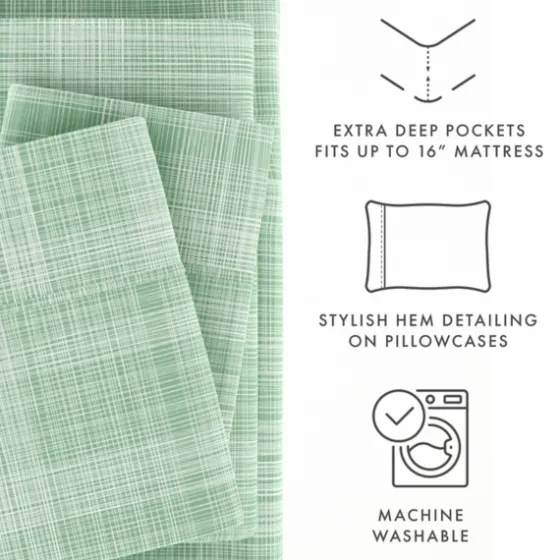 Soft Thatch 3-Pc. Twin Sheet Set-Kirkland's Home Store