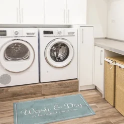 Soft Wash And Dry Laundry Floor Mat, 24X36-Kirkland's Home New