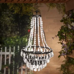 Solar Outdoor Chandelier-Kirkland's Home Cheap