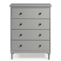 Solid Pine Wood 4-Drawer Dresser-Kirkland's Home Shop