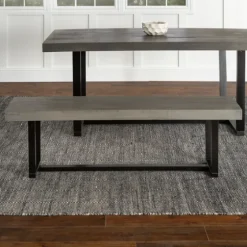 Solid Wood Two-Tone Dining Bench-Kirkland's Home Fashion